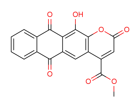 methyl 6,11-dihydro-12-hydroxy-2,6,11-trioxo-2H-naphtho[2,3-g]chromene-4-carboxylate