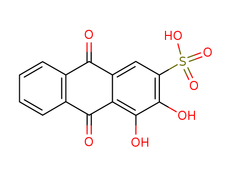 2-Anthracenesulfonicacid, 9,10-dihydro-3,4-dihydroxy-9,10-dioxo-(83-61-4)