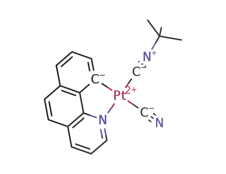 [Pt(benzoquinolate)(CN)(CN-tBu)]