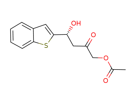 (R)-4-(1-benzothiophen-2-yl)-4-hydroxy-2-oxobutyl acetate