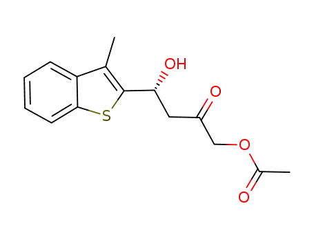 (R)-4-hydroxy-4-(3-methylbenzo[b]thiophen-2-yl)-2-oxobutyl acetate