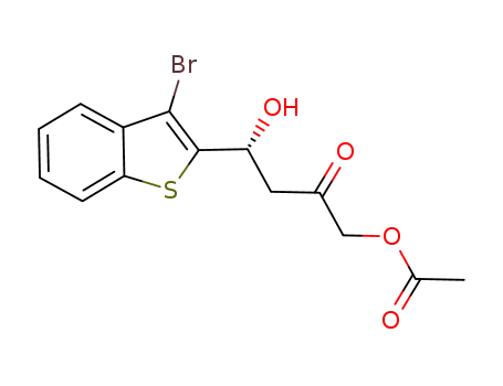 (R)-4-(3-bromobenzo[b]thiophen-2-yl)-4-hydroxy-2-oxobutyl acetate