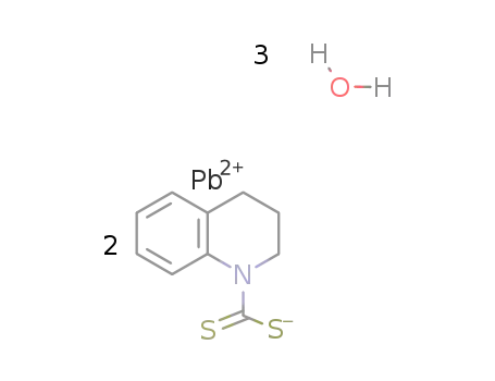lead tetrahydroquinoline dithiocarbamate trihydrate