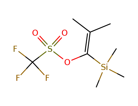 Molecular Structure of 73876-87-6 (2-methyl-1-(trimethylsilyl)prop-1-en-1-yl trifluoromethanesulfonate)