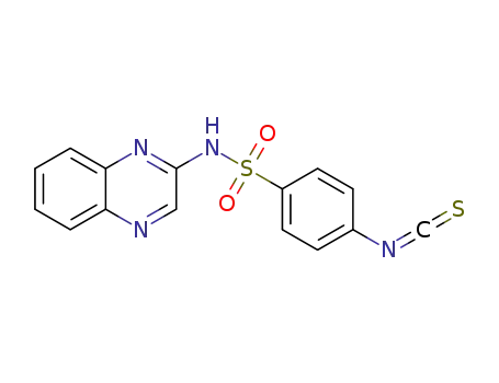 Molecular Structure of 681235-15-4 (Benzenesulfonamide, 4-isothiocyanato-N-2-quinoxalinyl-)