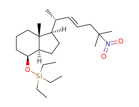 (1R,3aR,4S,7aR)-octahydro-1-[(1’R,2’E)-1’,5’-dimethyl-5’-nitro-hex-2’-en-1’-yl]-7a-methyl-4-triethylsilyloxy-1H-indene