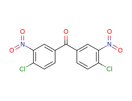 Molecular Structure of 7498-65-9 (4,4'-DICHLORO-3,3'-DINITROBENZOPHENONE)