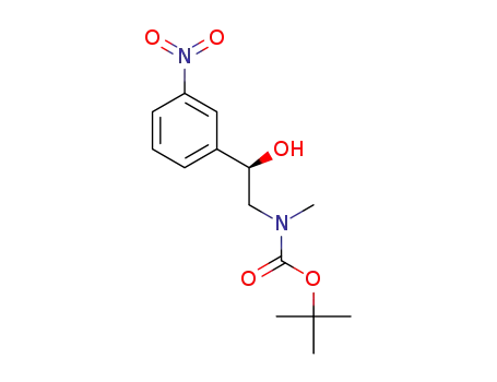 (R)-2-N-tert-butoxycarbonyl-N-methylamino-1-(3-nitrophenyl)ethanol