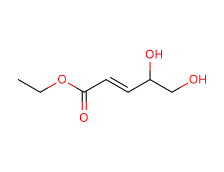 ethyl (4RS,2E)-4,5-dihydroxypent-2-enoate