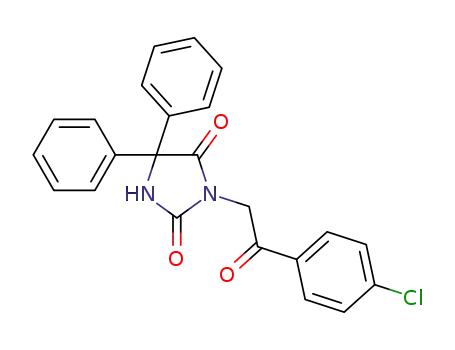 3-(2-(4-chlorophenyl)-2-oxoethyl)-5,5-diphenylimidazolidine-2,4-dione