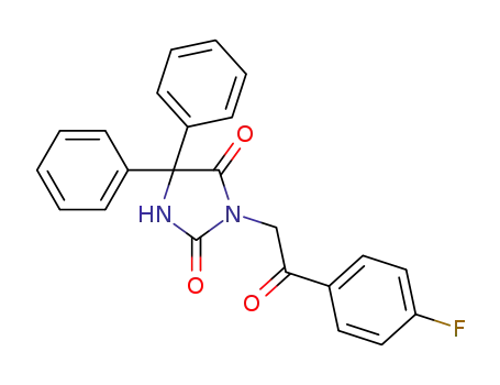 3-(2-(4-fluorophenyl)-2-oxoethyl)-5,5-diphenylimidazolidine-2,4-dione