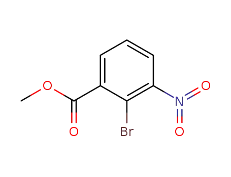Molecular Structure of 5337-09-7 (METHYL 2-BROMO-3-NITROBENZOATE)