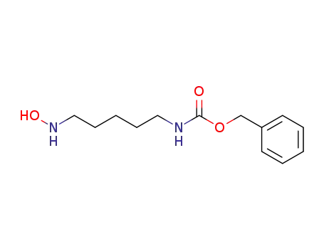 Molecular Structure of 91905-05-4 (Benzyl (5-(hydroxyaMino)pentyl)carbaMate)