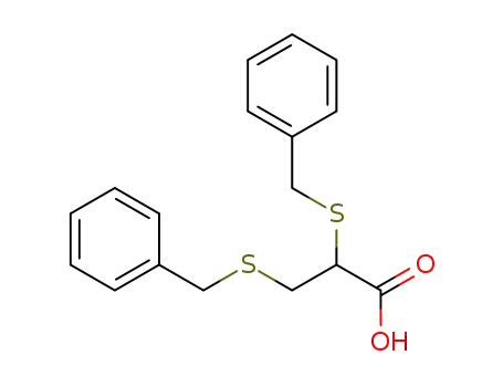 2,3-bis-benzylsulfanyl-propionic acid