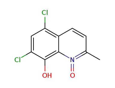 5,7-dichloro-8-hydroxy-2-methylquinoline 1-oxide