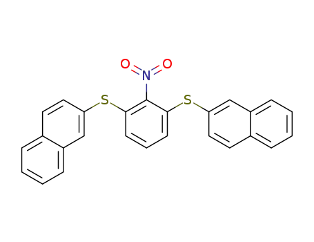 2,6-bis(2-naphthylsulfanyl)nitrobenzene