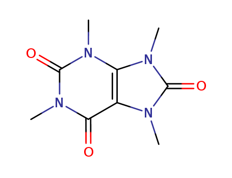 2309-49-1,TETRAMETHYLURIC ACID,Uric acid,1,3,7,9-tetramethyl- (6CI,7CI,8CI);1,3,7,9-Tetramethyluric acid;Ba 2750;NSC8809;Temorine;Tetramethyluric acid;Theacrine;