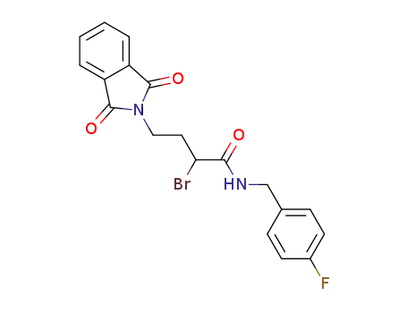 2-bromo-4-(1,3-dioxoisoindolin-2-yl)-N-(4-fluorobenzyl)butanamide
