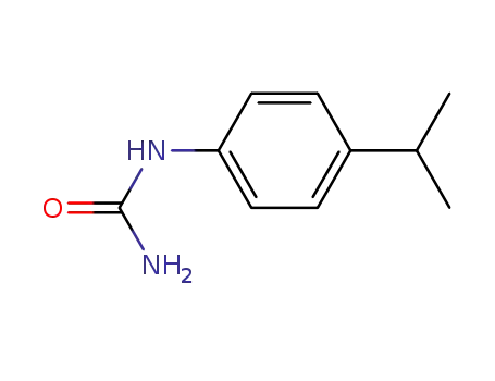 Molecular Structure of 56046-17-4 (1-(4-ISOPROPYLPHENYL)UREA)