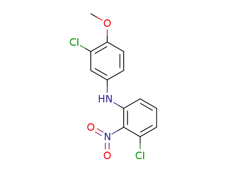 3-chloro-N-(3-chloro-4-methoxyphenyl)-2-nitroaniline