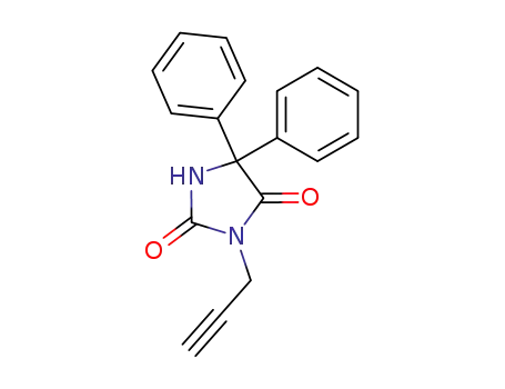 Molecular Structure of 2718-07-2 (5,5-diphenyl-3-(prop-2-yn-1-yl)imidazolidine-2,4-dione)
