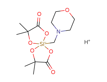3,3,8,8-tetramethyl-5-(morpholin-4-iomethyl)-2,7-dioxo-1,4,6,9-tetraoxa-5-silaspiro[4,4]nonan-5-uide