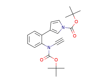 tert-butyl 3-(2-((tert-butoxycarbonyl)(ethynyl)amino)phenyl)-1H-pyrrole-1-carboxylate
