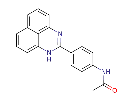 acetic acid-[4-(1H-perimidin-2-yl)-anilide]