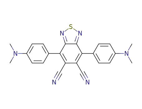 4,7-bis(4-(dimethylamino)phenyl)benzo[c][1,2,5]thiadiazole-5,6-dicarbonitrile