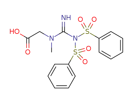 N-[[bis(phenylsulfonyl)amino](imino)methyl]-N-methylglycine