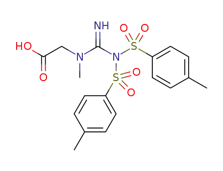 N-[{bis[(4-methylphenyl)sulfonyl]amino}(imino)methyl]-N-methylglycine