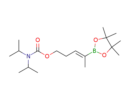 (Z)-4-(4,4,5,5-tetramethyl-1,3,2-dioxaborolan-2-yl)pent-3-en-1-yl N,N-diisopropylcarbamate