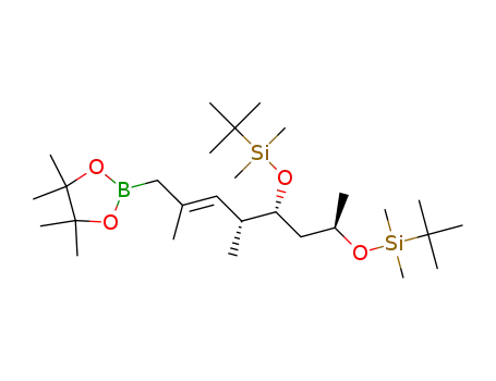 (5R,7R)-2,2,3,3,5,9,9,10,10-nonamethyl-7-((R,E)-4-methyl-5-(4,4,5,5-tetramethyl-1,3,2-dioxaborolan-2-yl)pent-3-en-2-yl)-4,8-dioxa-3,9-disilaundecane