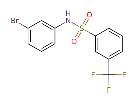 N-(3-bromophenyl)-3-(trifluoromethyl)benzenesulfonamide