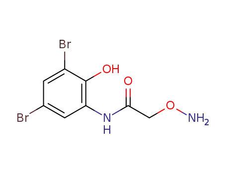 2-(aminooxy)-N-(3,5-dibromo-2-hydroxyphenyl)acetamide