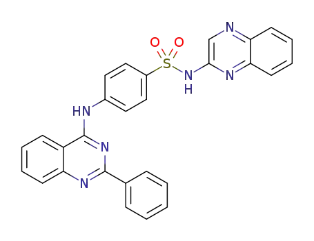 4-(2-phenylquinazolin-4-ylamino)-N-(quinoxalin2-yl)benzenesulfonamide