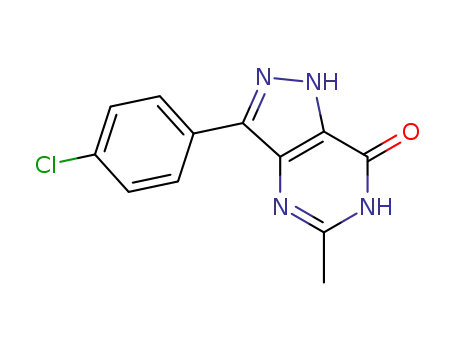 3-(4-chlorophenyl)-5-methyl-1,6-dihydro-7H-pyrazolo[4,3-d]pyrimidine-7-one