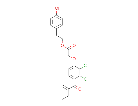 4-hydroxyphenethyl 2-(2,3-dichloro-4-(2-methylenebutanoyl)phenoxy)acetate