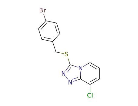 3-((4-bromobenzyl)thio)-8-chloro-[1,2,4]triazolo[4,3-a]pyridine