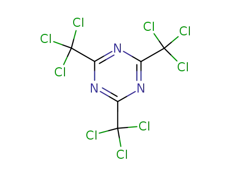 Molecular Structure of 6542-67-2 (2,4,6-TRIS(TRICHLOROMETHYL)-1,3,5-TRIAZINE)