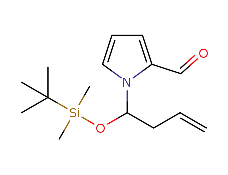 1-(1-((tert-butyldimethylsilyl)oxy)but-3-en-1-yl)-1H-pyrrole-2-carbaldehyde