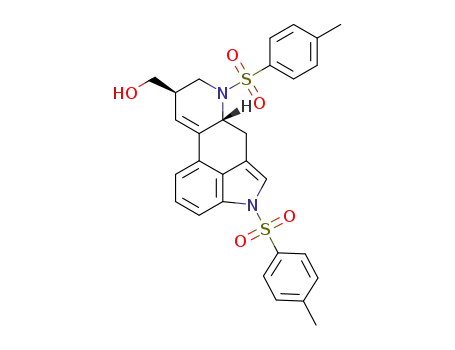 ((6aR,9R)-4,7-ditosyl-4,6,6a,7,8,9-hexahydroindolo[4,3-fg]quinolin-9-yl)methanol