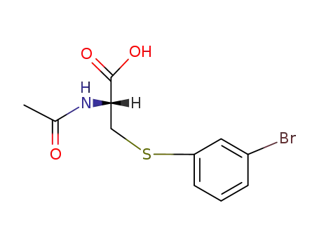 (R)-2-acetamido-3-((3-bromophenyl)thio)propanoic acid