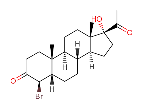 4ξ-bromo-17-hydroxy-5β-pregnane-3,20-dione