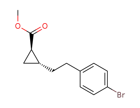 trans-methyl 2-(4-bromophenethyl)cyclopropanecarboxylate