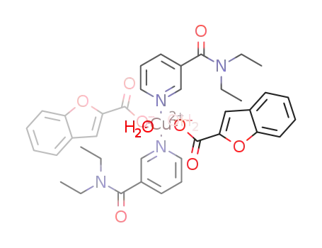 [Cu(II)(coumarilate)2(N,N'-diethylnicotinamide)2(H2O)2]