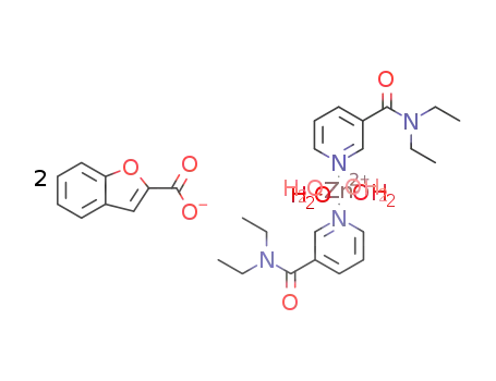 [Zn(II)(N,N'-diethylnicotinamide)2(H2O)4](coumarilate)2