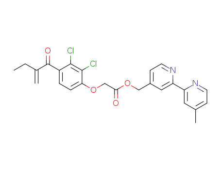 (4′-methyl-[2,2′-bipyridin]-4-yl)methyl-2-(2,3-dichloro-4-(2-methylenebutanoyl)phenoxy)acetate