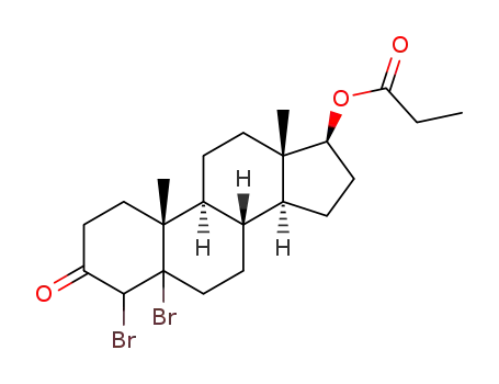 (8S,9S,10R,13S,14S,17S)-4,5-dibromo-10,13-dimethyl-3-oxohexadecahydro-1Hcyclopenta[a]phenanthren-17-yl propionate