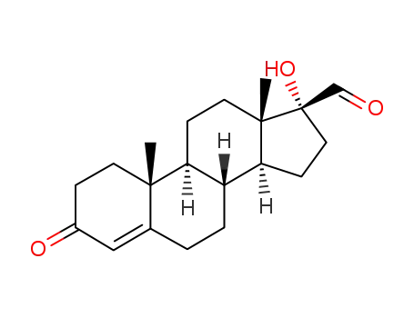 17α-hydroxy-3-oxo-androst-4-ene-17β-carbaldehyde